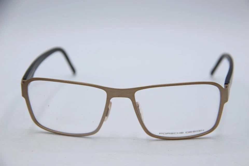 NEW PORSCHE DESIGN P'8290 D GOLD BLACK AUTHENTIC FRAMES EYEGLASSES 56-17 - Image 2 of 4