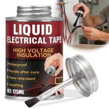 Liquid Electrical Tape Black Liquid Wire Insulation, Waterproof  Heat Resistan