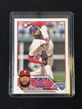 2023 TOPPS BASEBALL CARD UPDATE SERIES #US271 JOSE ALVARADO PHILLIES P FREE SHIP
