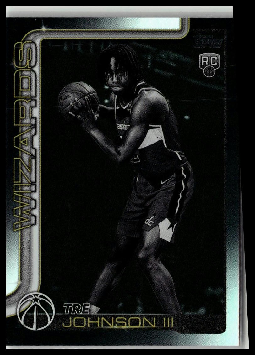 2025-26 Topps #206 Tre Johnson III Blackout