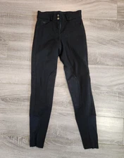 Smartpak Piper Knit Knee Patch Breeches Women's Size 22 Black