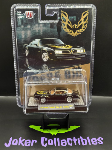 M2 Machines Black 1978 Pontiac Trans Am Firebird Hobby Exclusive HS77 26-12