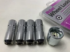 Mcgard 24134 Wheel Lock Set 9/16-18 Nut Duplex Cone Seat 7/8 Hex 2.5"Oal-Chrome