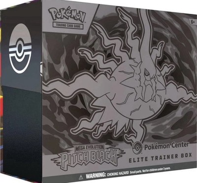 Pokemon TCG: Mega Evolution Pitch Black Pokemon Center ETB X4 Sealed - VORVERKAUF 