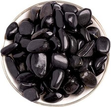 Decorative Pebbles Natural Garden Stones Black Vase Aquarium Home Decoration UK