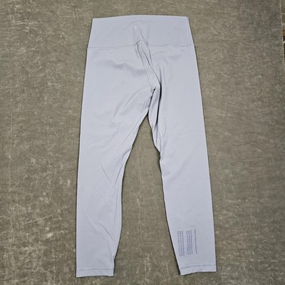 Lululemon Pants Womens 10 Blue High Rise Ankle Leggings Yoga Athletic Barre3