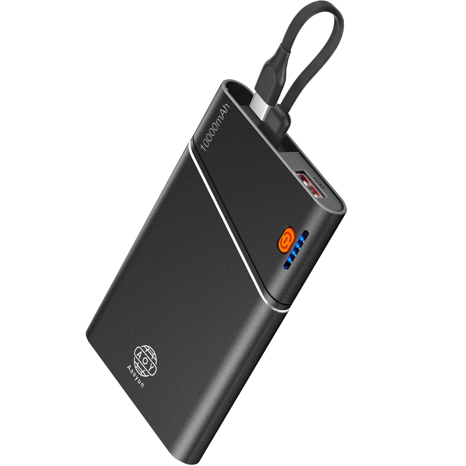 10000mAh 22.5W PD Fast Charging Power Bank with USB-C Cable-image