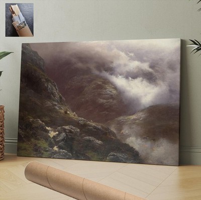 Scotland Peter Graham Glencoe Landscape CANVAS WALL ART 30x20 in