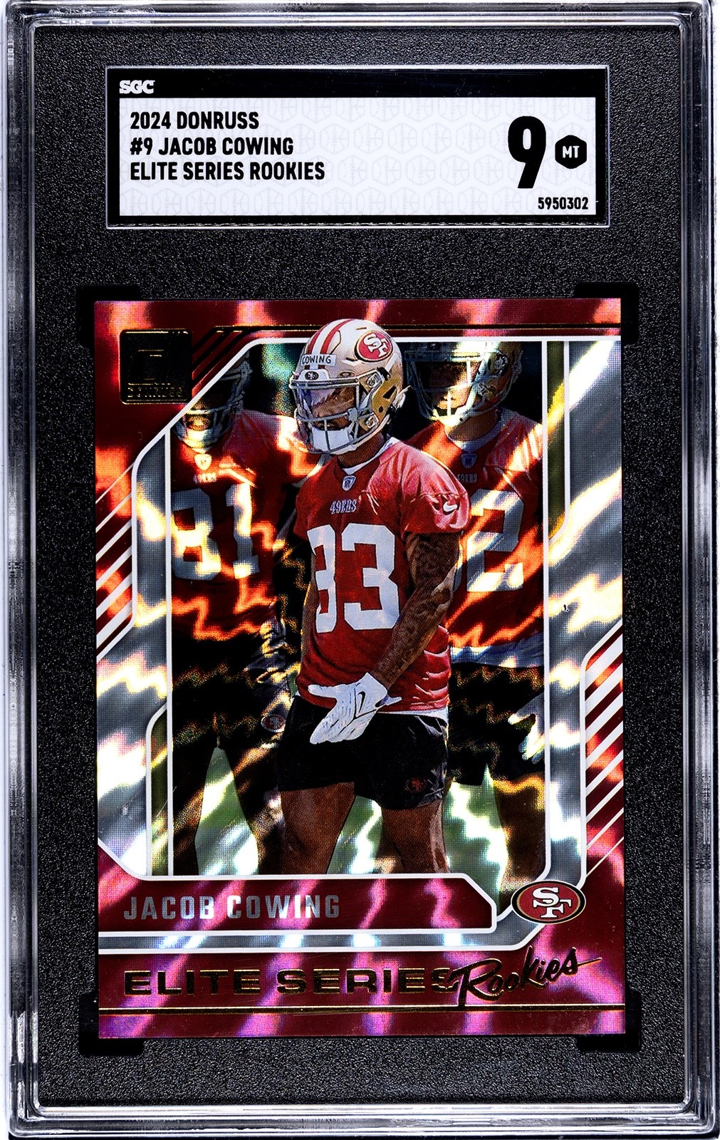 Jacob Cowing Panini Donruss the Elite Series Rookies #9 Base