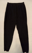 WOMEN'S M OLD NAVY BLACK ACTIVE PROTRAIN GO DRY SPORTY JOGGERS PANT WITH POCKETS