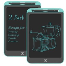 2 Pack TIQUS 9.25 Inch LCD Writing Tablet Pad Ewriter Electronic Light Blue
