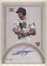 2017 Topps Definitive Collection Rookie 38/50 Hunter Renfroe #DCRA-HRE Auto 0az0