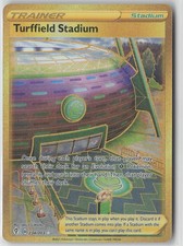 Turffield Stadium 234/203 Secret Rare Evolving Skies Pokemon Holo Near Mint