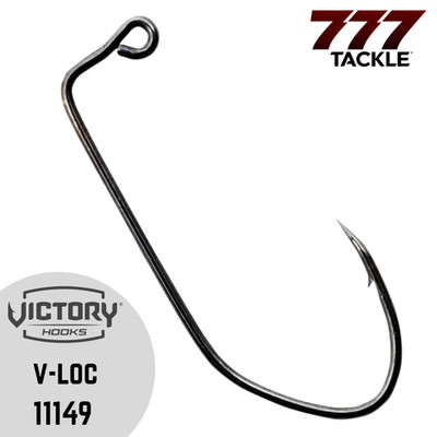Victory Hooks 11149 V Loc Hook Black Nickel AccuArc 25 50 or 100 Pack