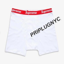 SALE - Supreme Hanes Boxer Briefs White Underwear SIZE M Brand New - FAST SHIP