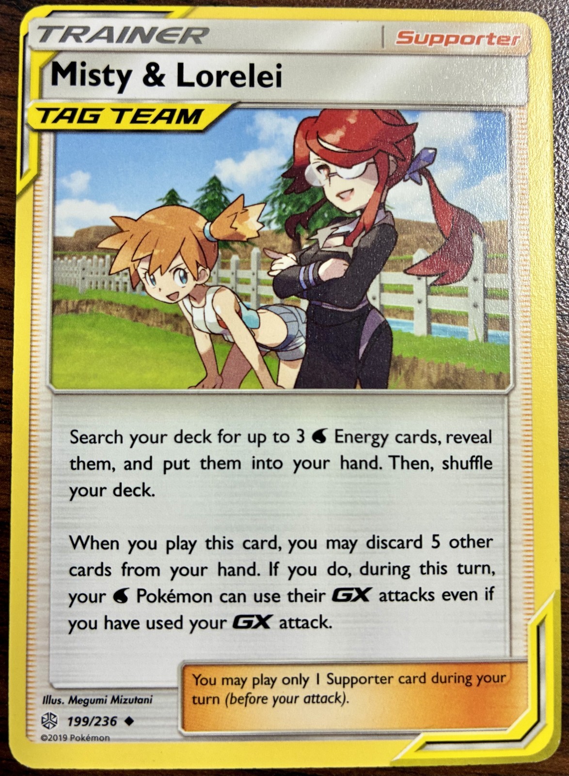 Pokemon TCG - Misty & Lorelei 199/236 Uncommon Trainer Cosmic Eclipse - NM