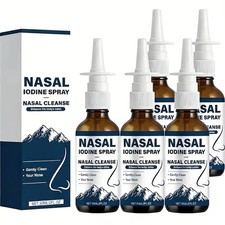 1-6x Iodine Nasal Spray Nasal Iodine Nasal Cleanse Refresh Your Nasal Passage