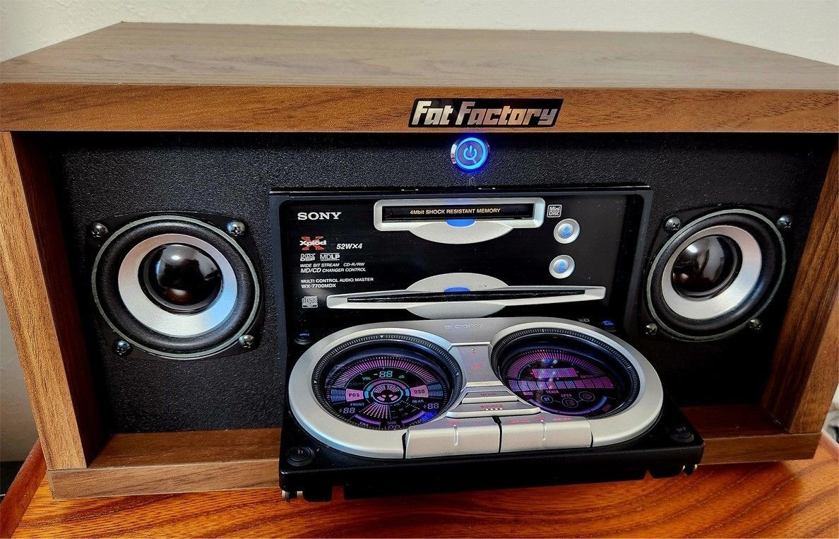 SONY WX-7700MDX CD & MD Player with AUX Car stereo at home