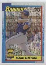 2021 Topps All-Star Rookie Cup Base Image Holofractor 33/99 Mark Teixeira 00ab