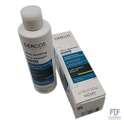 Vichy Dercos Ultra-Sensitiv Shampoo, Intensiv beruhigendes Shampoo für trockenes