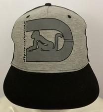 DRUNKNMUNKY MEN'S BLACK / GREY TRUCKER MESH BACK CAP ONE SIZE NEW