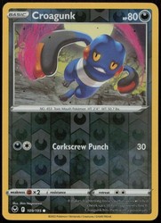 Croagunk 109/195 Silver Tempest Reverse Holo