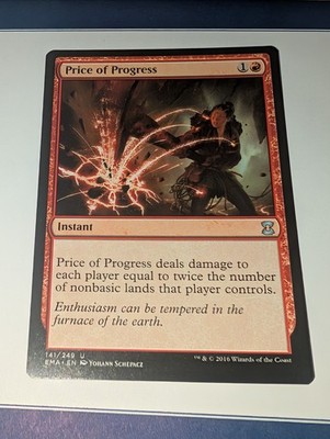 1x Price of Progress NM-Mint, English Eternal Masters MTG Magic