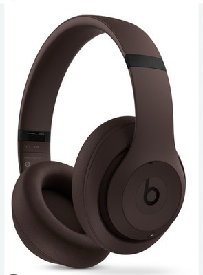 Beats by Dr. Dre Studio Pro Over-Ear Headphones Brown Headband Double Ear-Cup