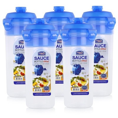 Lock&Lock HPL934HC Frischhaltedose 690ml - Luft & Wasserdicht (5er Pack)