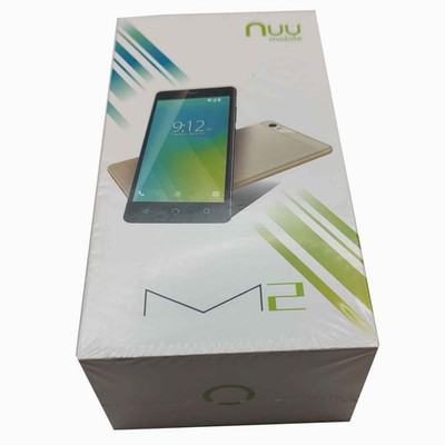 NUU Mobile M2 4G 16GB ROM + 2GB RAM Gold Dual-SIM Factory Unlocked