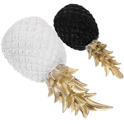 2 Pcs Ananas-tischdekoration Hawaiianische Dekorationen Für Partys
