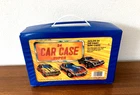 Vintage 1970s Tara Toy M18 Matchbox Hot Wheels Blue 24 Car Case Super w/ Trays