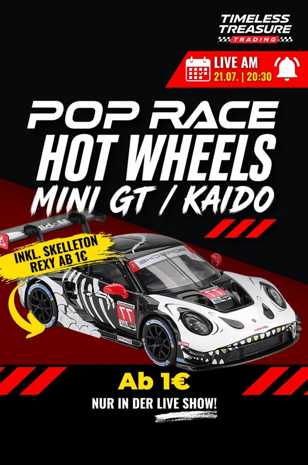 Hot Wheels, Kaido, Pop Race🔥 Jetzt Live AB 1€💥 #17