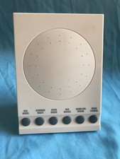 Pre-owned Portable Almond Plastic Battery Operated Sound Machine with 6 Settings
