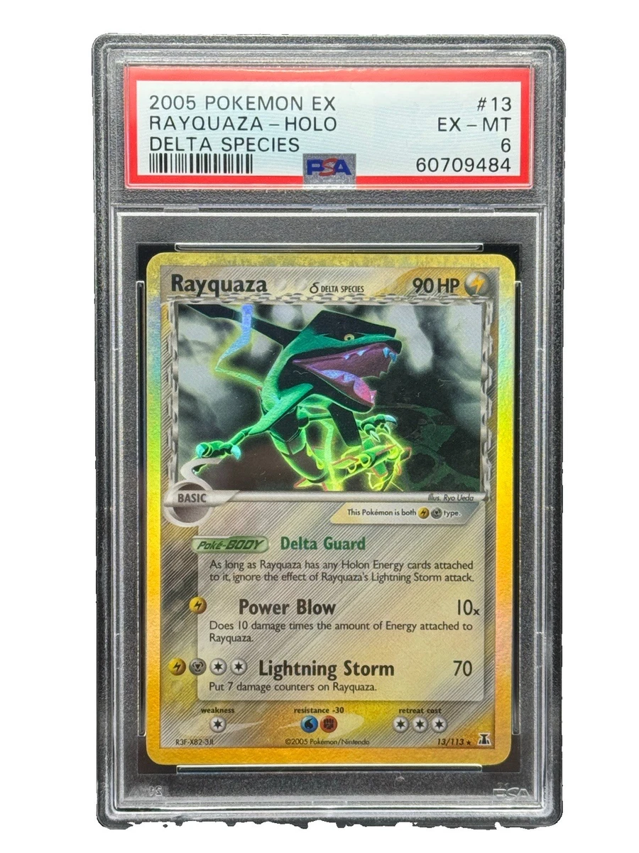 Rayquaza Pokémon TCG EX Delta Species Individual Collectible Card