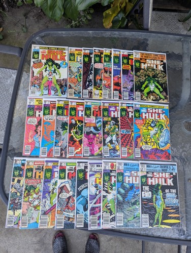 Savage She-Hulk #1-25 1980 Newstand Signed by Artist Mike Vosburg! Marvel Comics