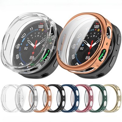Soft TPU Full Screen Protector Case Cover For Samsung Galaxy Watch 8 40mm 44mm
