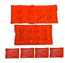 Body Comfort Reusable Therapeutic Heat Packs, 6-Piece Sports Pack NIB