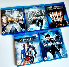 X-Men Marvel Blu-ray Film Bundle - 5 Blu-ray Movie Joblot - UK / Europe Region 2