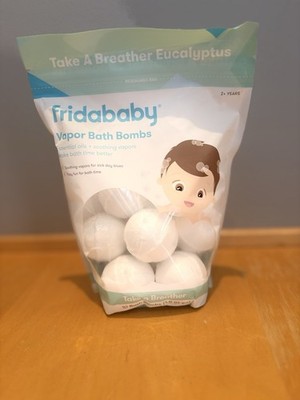 Fridababy Vapor Bath Bombs,10 Bath Bombs(1.5ozea),Essential Oils+Soothing vapors