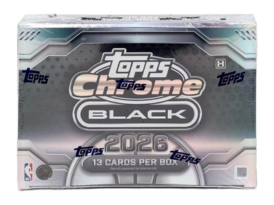 2025/26 Topps Chrome Black Basketball Hobby Box