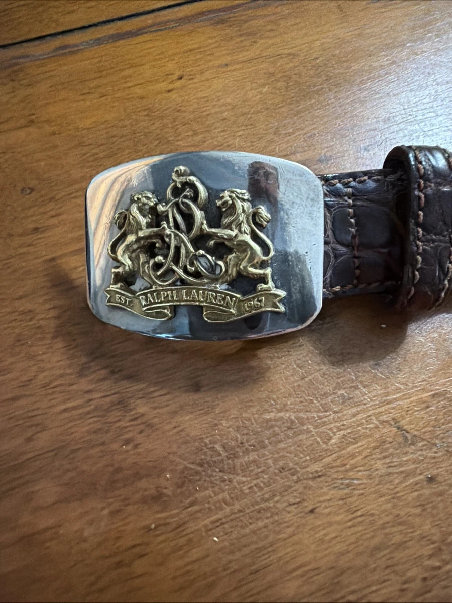 Ralph Lauren Alligator In Men's Belts for sale - eBay