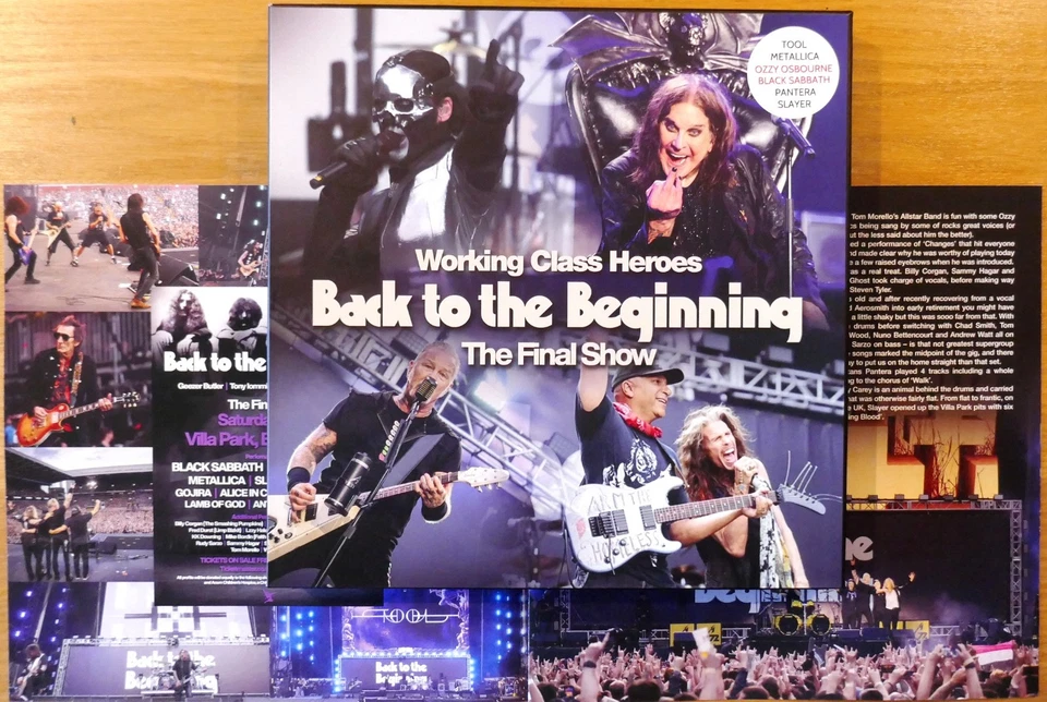 Back to the beginning BLACK SABBATH OZZY OSBOURNE METALLICA rare 5 LP LIVE METAL - Image 3 of 4