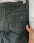 Nina High Rise Skinny Jeans in Coated Black size 27 — photo 4