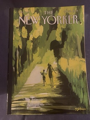 The NEW YORKER Magazine August 15, 2022 ''Summer Walk'' by Gayle Kabaker ~ New
