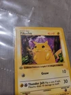 Pikachu 58/102 Faded Stamp Error Base Set 1st Edition Pokemon Card Shadowless