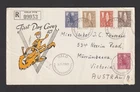 NORWAY 1963 FDC ADDRESSED TO AUSTRALIA REGISTERED