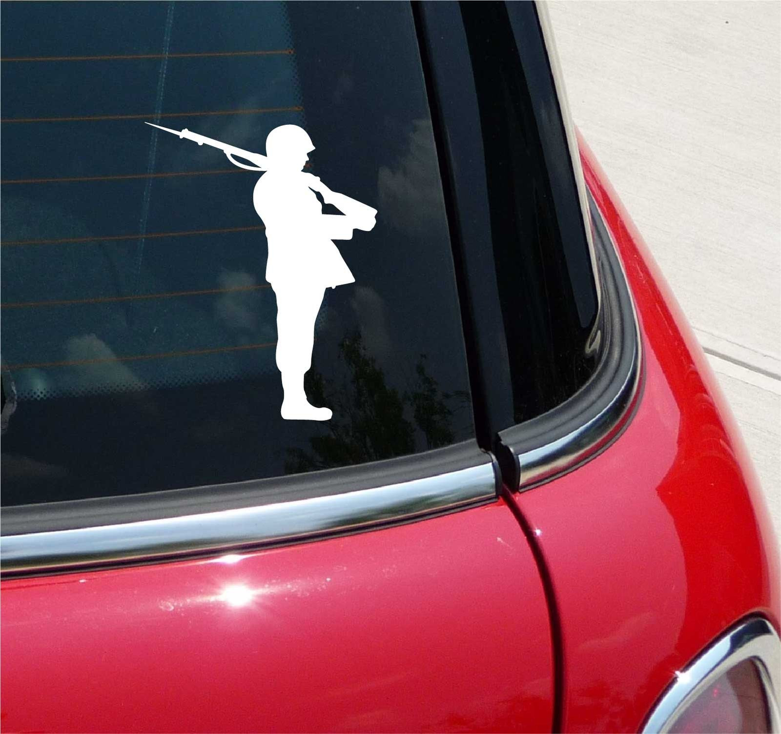 SOLDIER #2 ARMY MARINES MILITARY COMBAT GRAPHIC DECAL STICKER ART CAR WALL