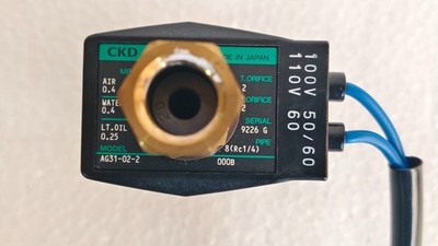 CKD AG31-02-2 SOLENOID VALVE 100 / 110V S
