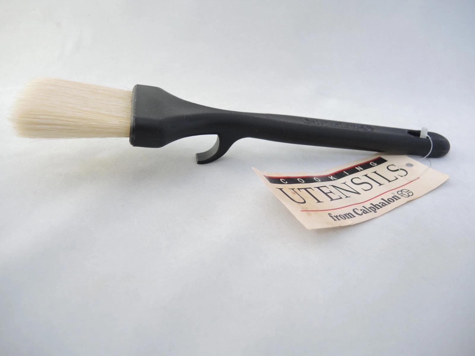 Calphalon Pastry/Basting Boar-Bristle Brush (2”x 2”) Handle w/ Hook MADE IN USA